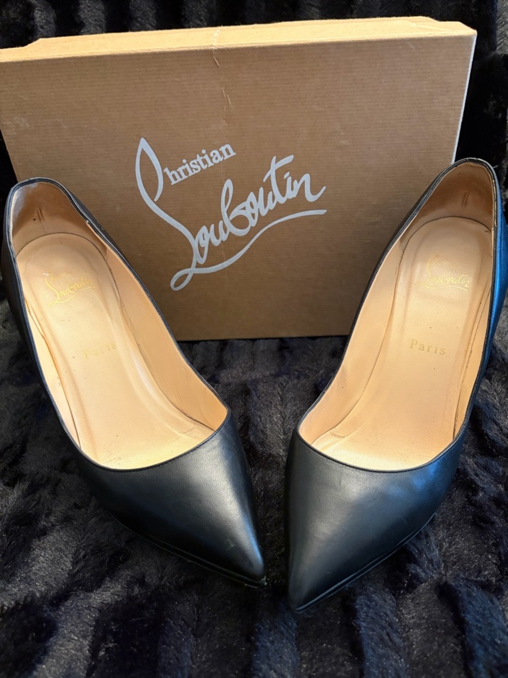 Christian Louboutin Pigalle Plato 100 Napa Women's Heels
